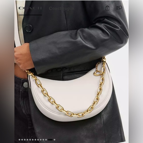 NEW w/o tags - Coach Brass Gold Link Chain Strap *STRAP ONLY, no bag* - Picture 6 of 6